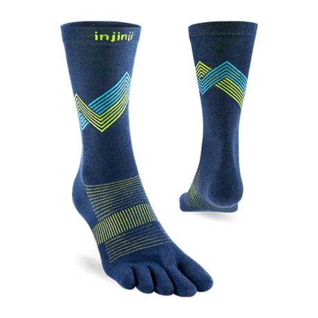 Injinji - injinji Unisex's Run Lightweight Crew Socks (281170) - Cam2 