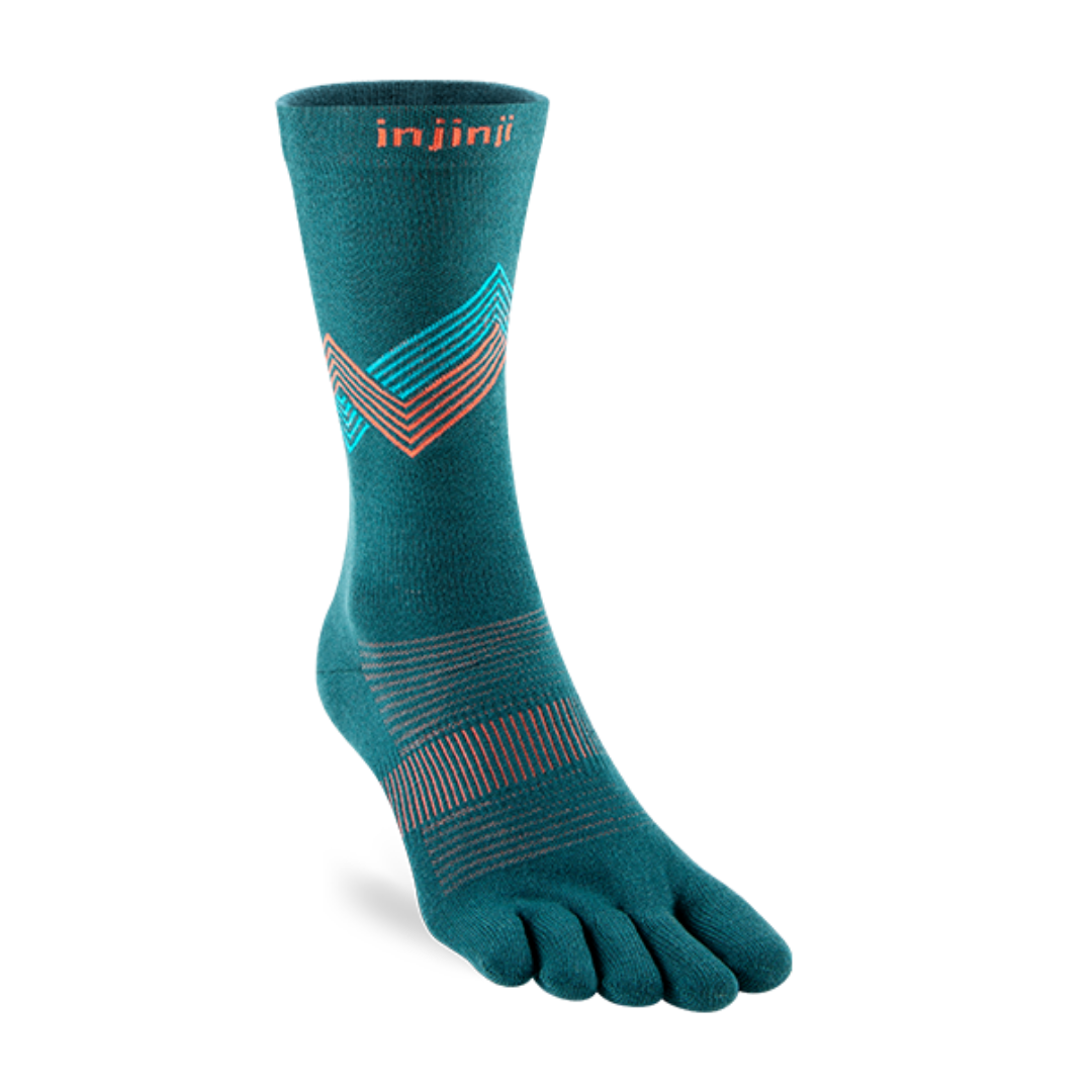 injinji Unisex's Run Lightweight Crew Socks (281170)