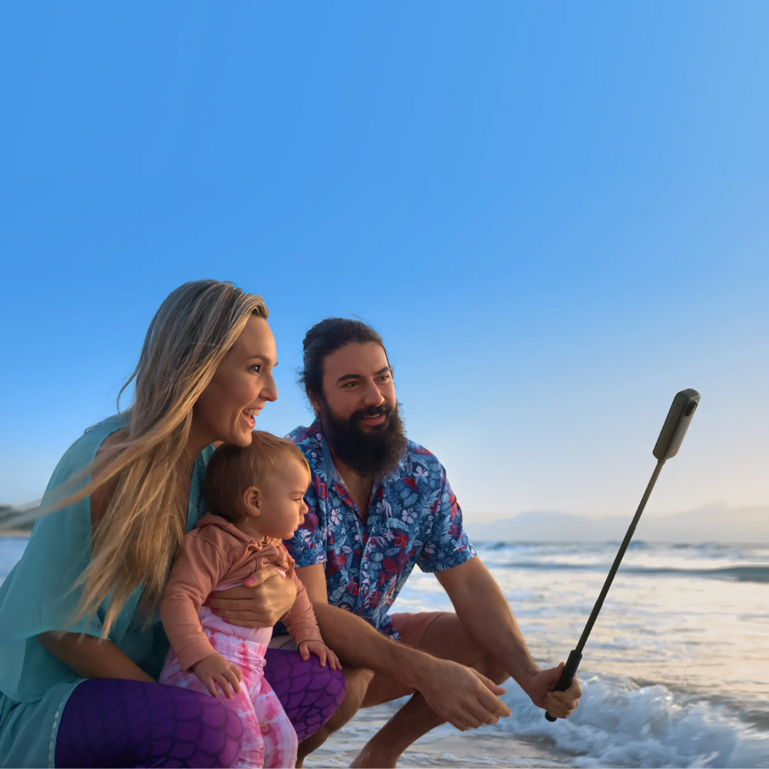 Insta360 - Insta360 85cm Invisible Selfie Stick (With Selfie Stick Sleeve) - Cam2 