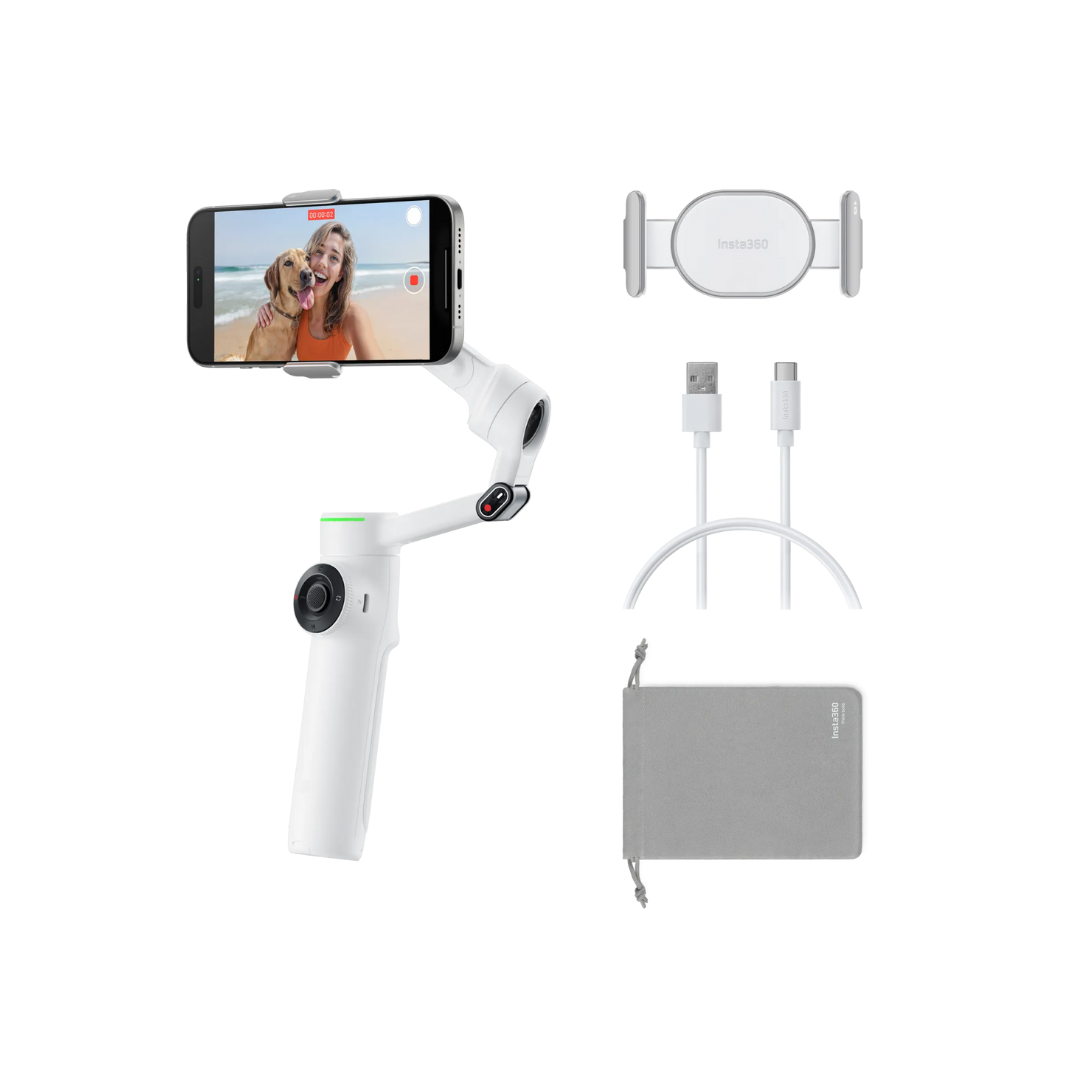 Insta360 - Insta360 Flow 2 Pro (Summit White) - Cam2 