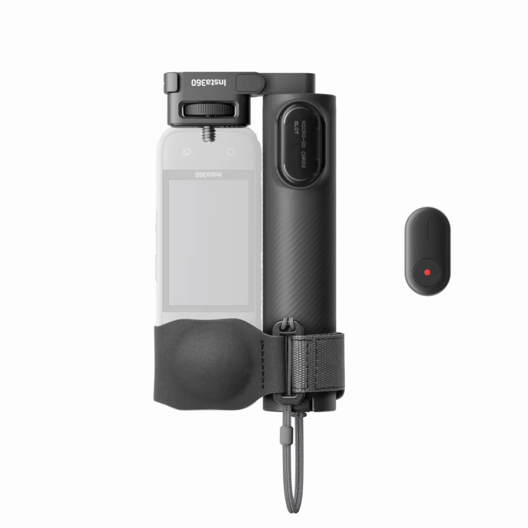 Insta360 - Insta360 Foldable 2-in-1 Selfie Stick Remote Kit (1/4 " Mount） - Cam2 