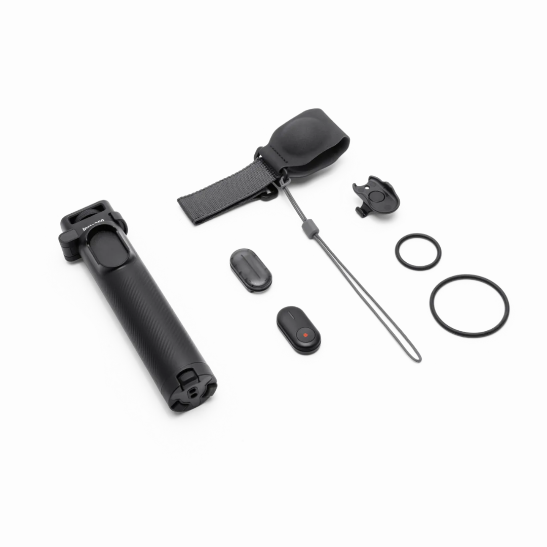 Insta360 - Insta360 Foldable 2-in-1 Selfie Stick Remote Kit (1/4 " Mount） - Cam2 