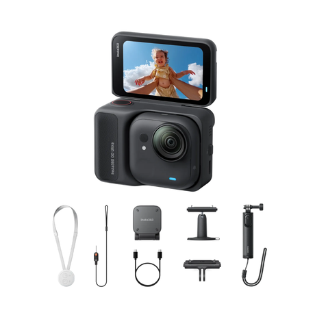 Insta360 GO Ultra Creator Bundle (Tiny Hands-Free 4K Cam)