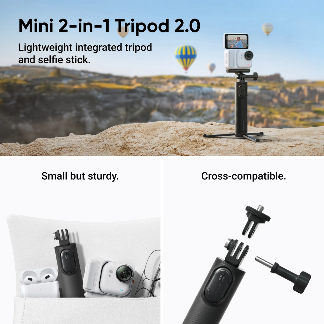 Insta360 GO Ultra Creator Bundle (Tiny Hands-Free 4K Cam)
