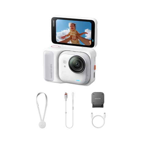 Insta360 GO Ultra Standard Bundle (Tiny Hands-Free 4K Cam)