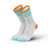 Incylence - Incylence Ultralight Stripes V2 High-Cut Running Socks (Mint Orange) - Cam2 