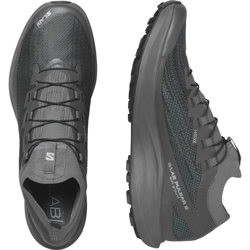 Salomon Unisex's S/Lab Pulsar 2 SG Trail Running Shoes (Quiet Shade/ Magent/Black)