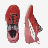 Salomon Women's Sense Ride 5 Trail Running Shoes (Tea Rose/ Fiery Red/ Vanilla) - Cam2