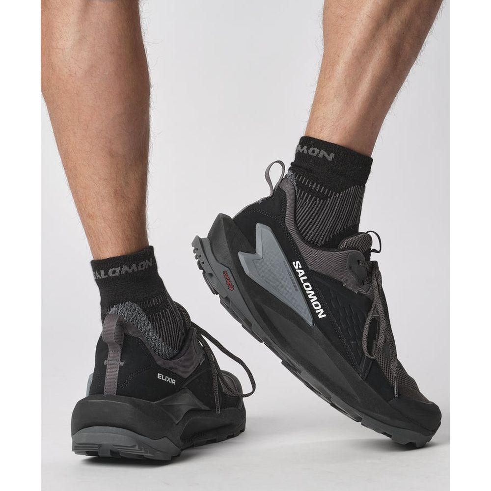 Salomon Men's Elixir GTX Trail Running Shoes (Black Magnet)