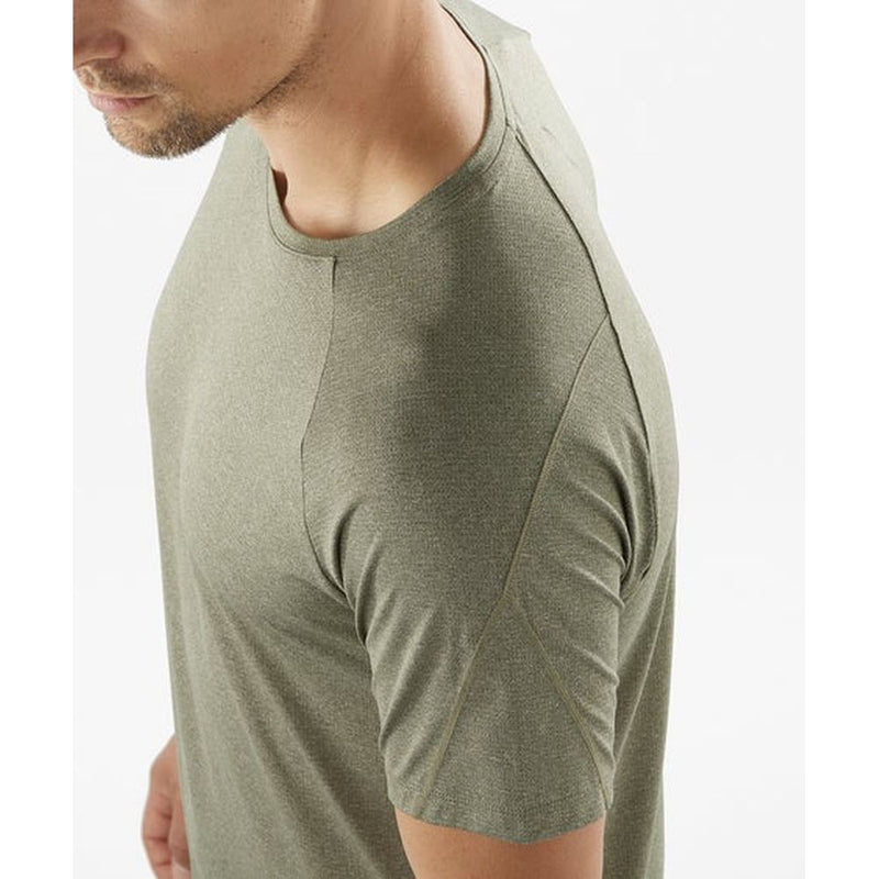Salomon Men's Cross Run SS Tee (Grape Leaf/ Heather)