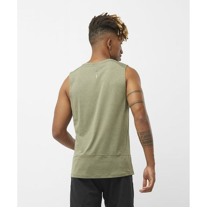 Salomon Men's Cross Run Tank (Grape Leaf/ Heather)