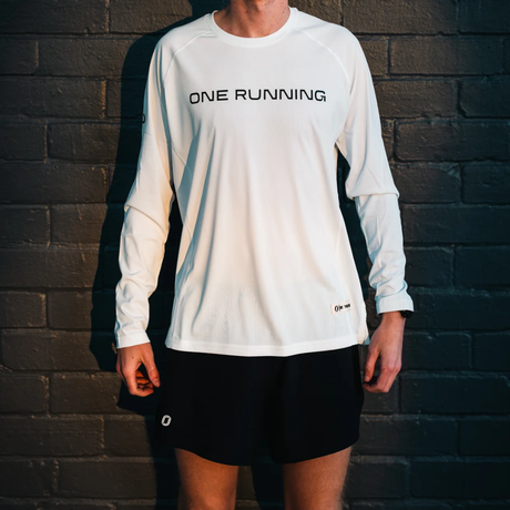 One Running - One Running Unisex's Victory Speed Tech Long Sleeve Shirt - Cam2 