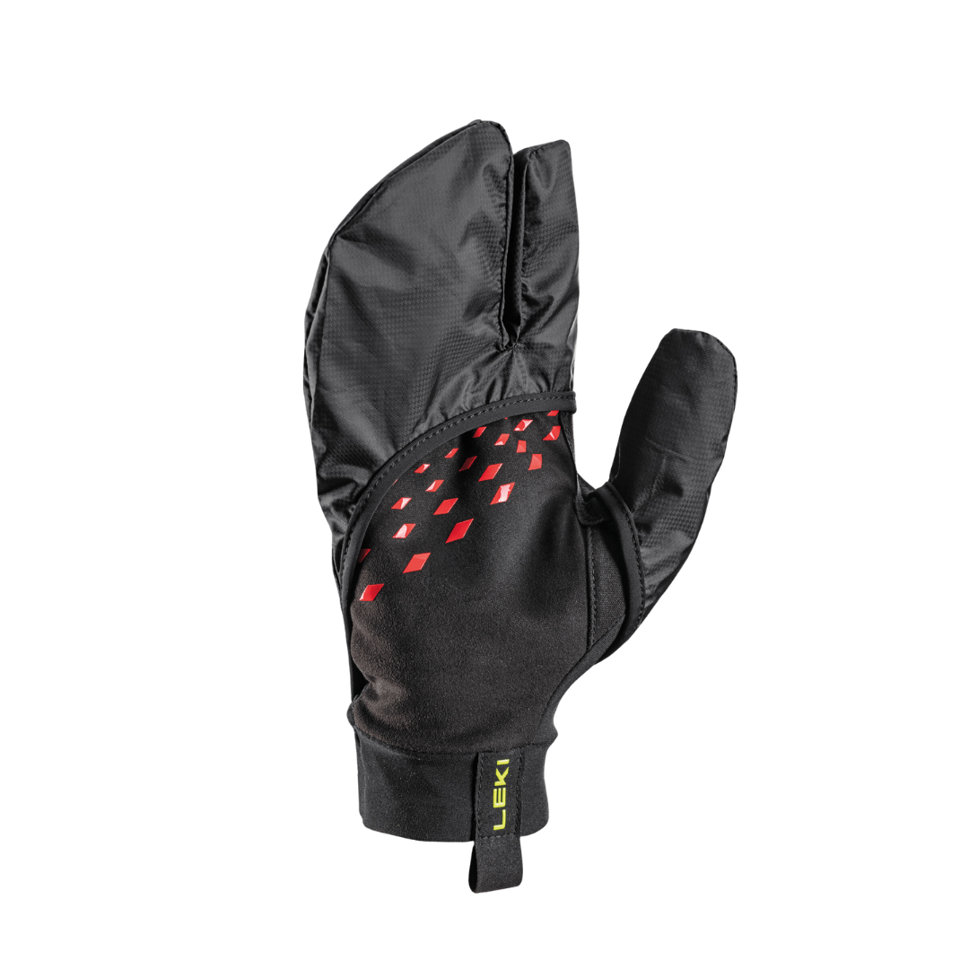 Leki Unisex's Ultra Trail Storm (Black/ Red/ Neon/ Yellow)