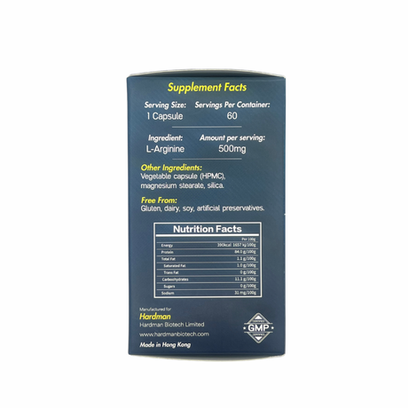 Lishen - Lishen Hardman Energy King 60 Capsules (L-Arginine) - Cam2 