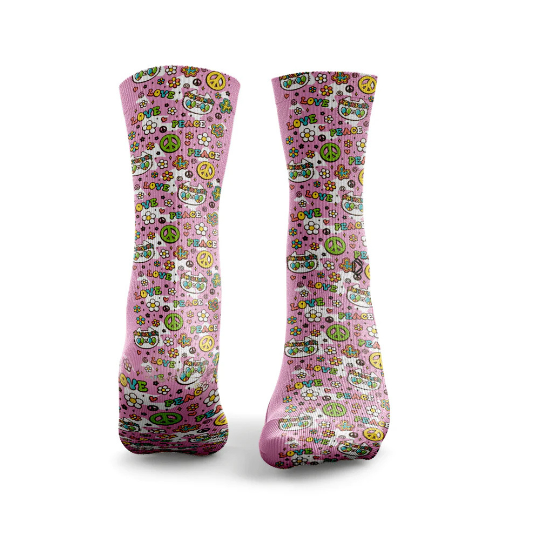 HEXXEE Women's Love &amp; Peace Socks