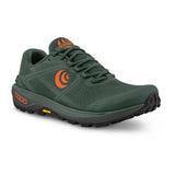 Topo Men's Terraventure 4 Trail Running Shoes (Green/ Orange) - Cam2