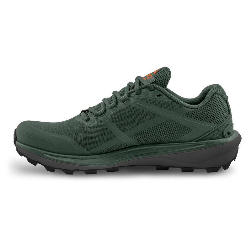 Topo Men's Terraventure 4 Trail Running Shoes (Green/ Orange)
