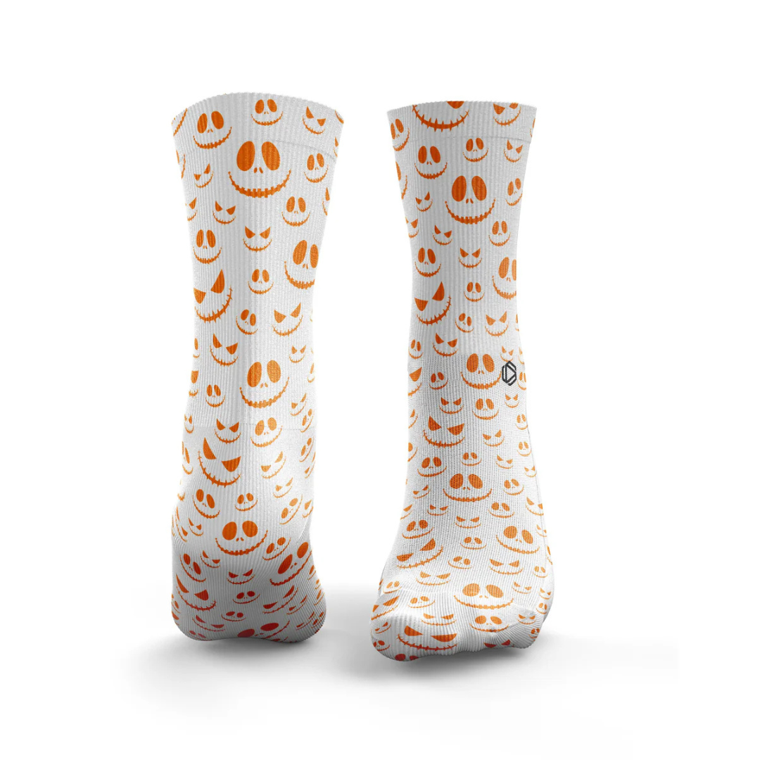 HEXXEE Men's Halloween Smileys Running Socks