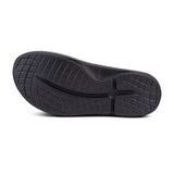 Oofos Unisex's OOahh Sport Sandal (Matte Black) - Cam2