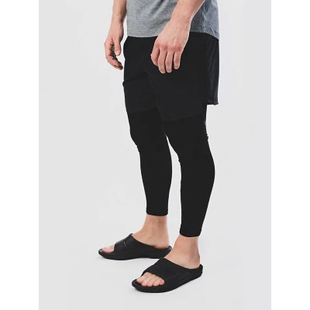 Oofos Unisex's OOahh Sport Sandal (Matte Black) - Cam2