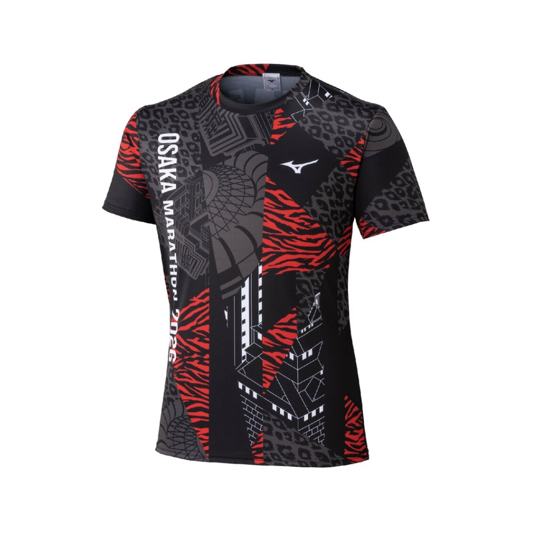 Mizuno - Mizuno Unisex's Osaka Marathon Expo Tee - Cam2 