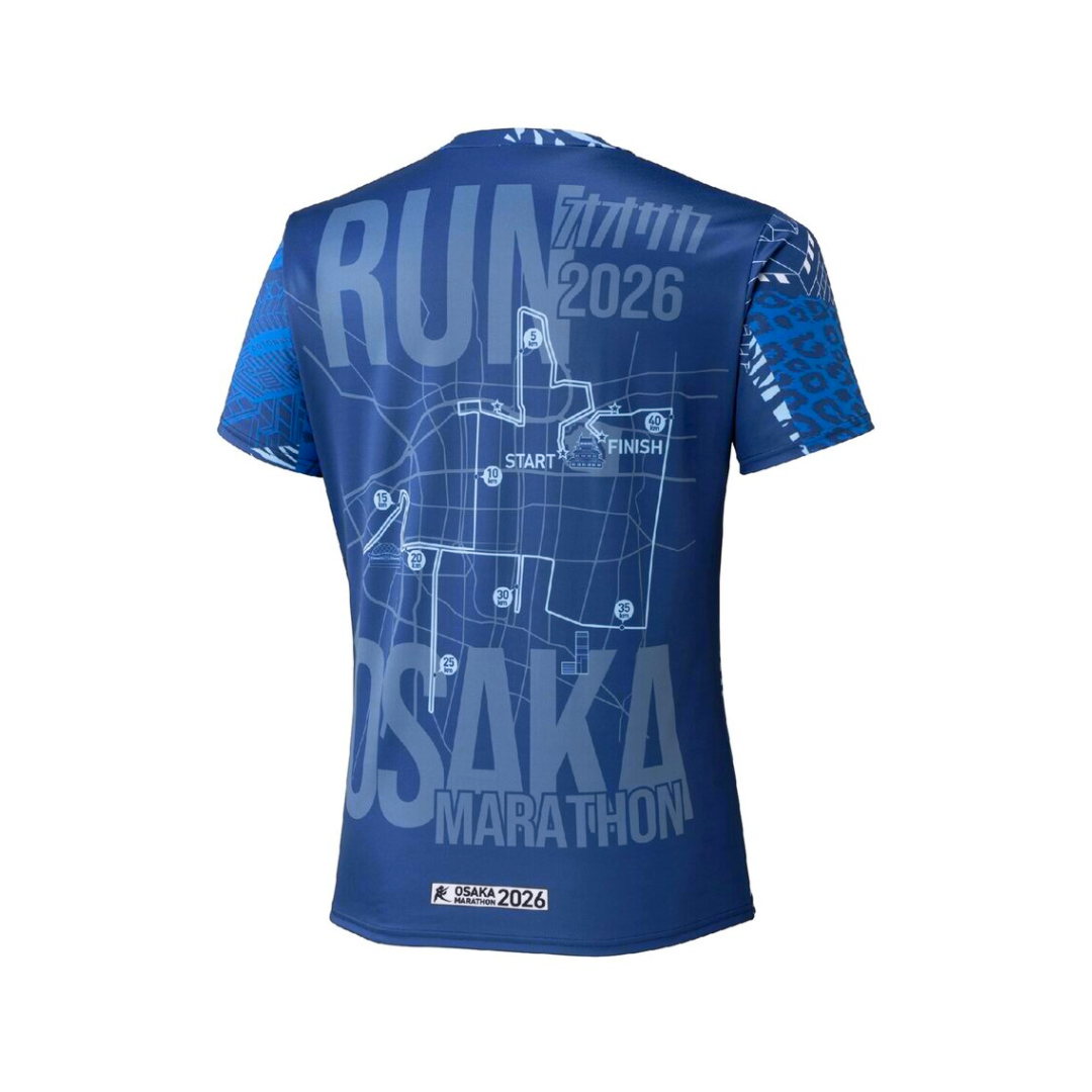 Mizuno - Mizuno Unisex's Osaka Marathon Expo Tee - Cam2 