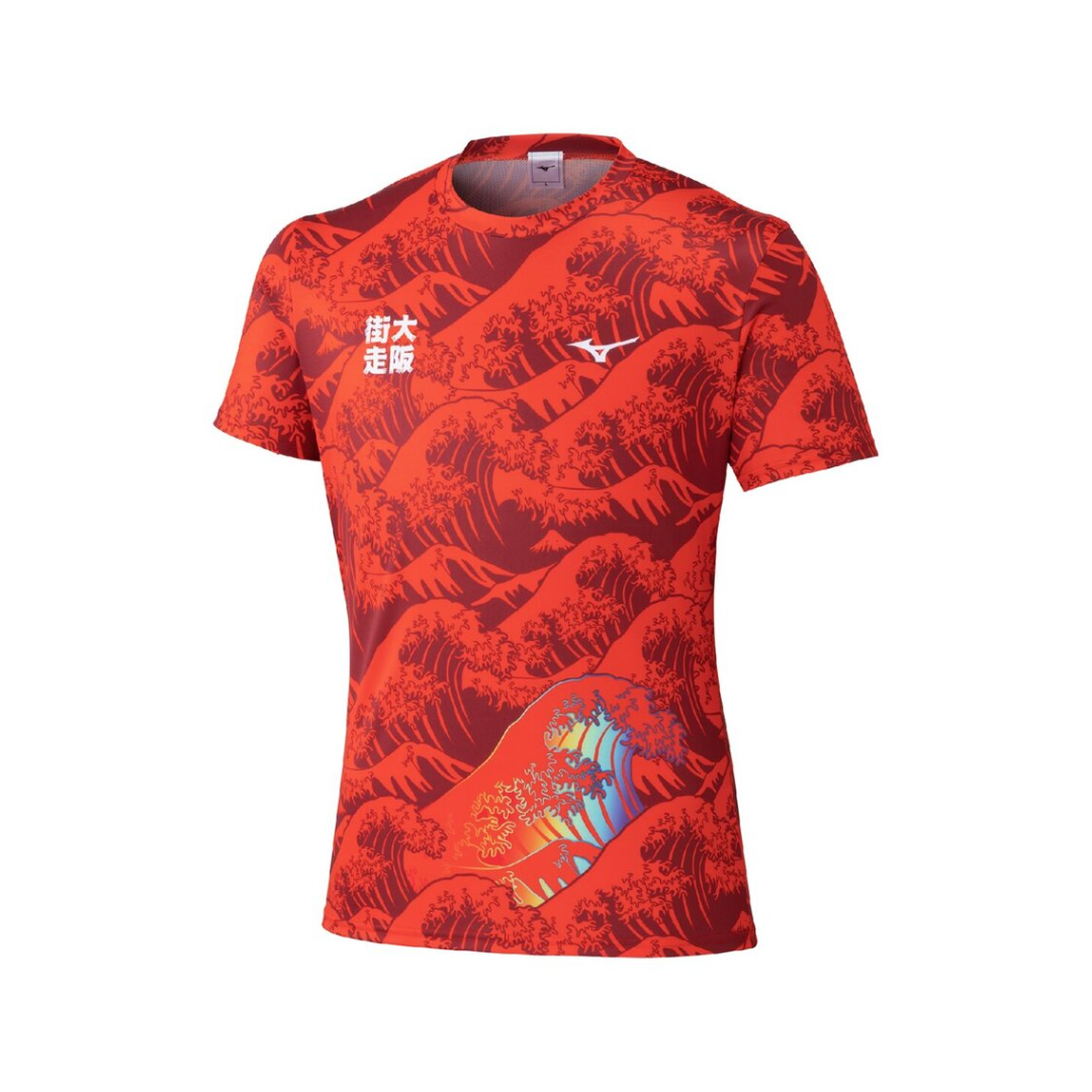 Mizuno - Mizuno Unisex's Osaka Marathon Expo Tee - Cam2 