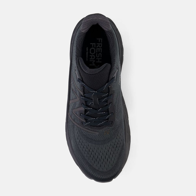 New Balance Men's Fresh Foam x More V4 Road Running Shoes (Black/Black Metallic/Magnet)