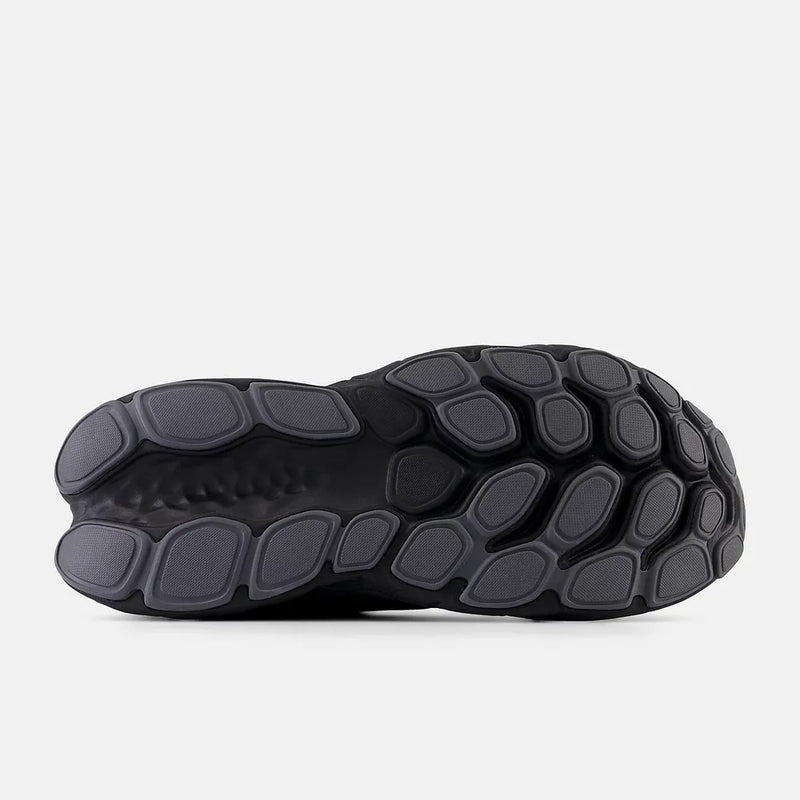 New Balance Men's Fresh Foam x More V4 Road Running Shoes (Black/Black Metallic/Magnet)