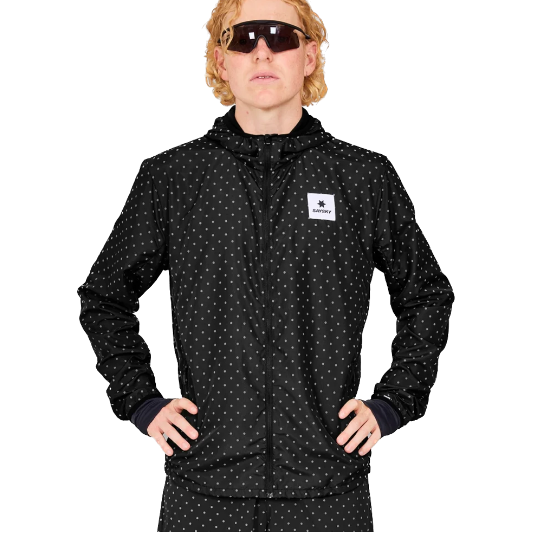 SAYSKY Men's Reflective Polka Blaze Jacket