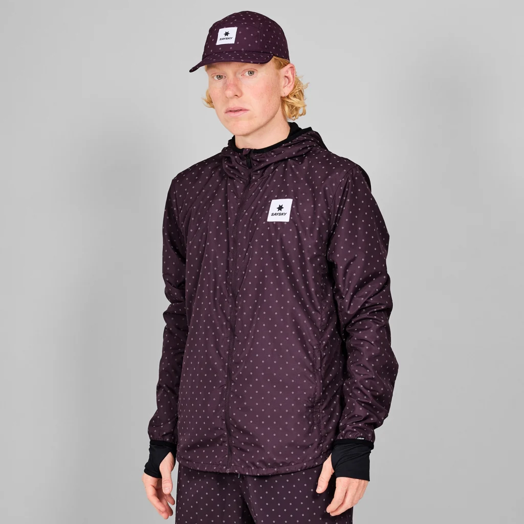 SAYSKY Men's Reflective Polka Blaze Jacket