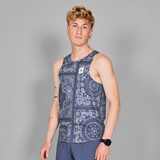 SAYSKY Men's Paisley Combat Singlet (1020)