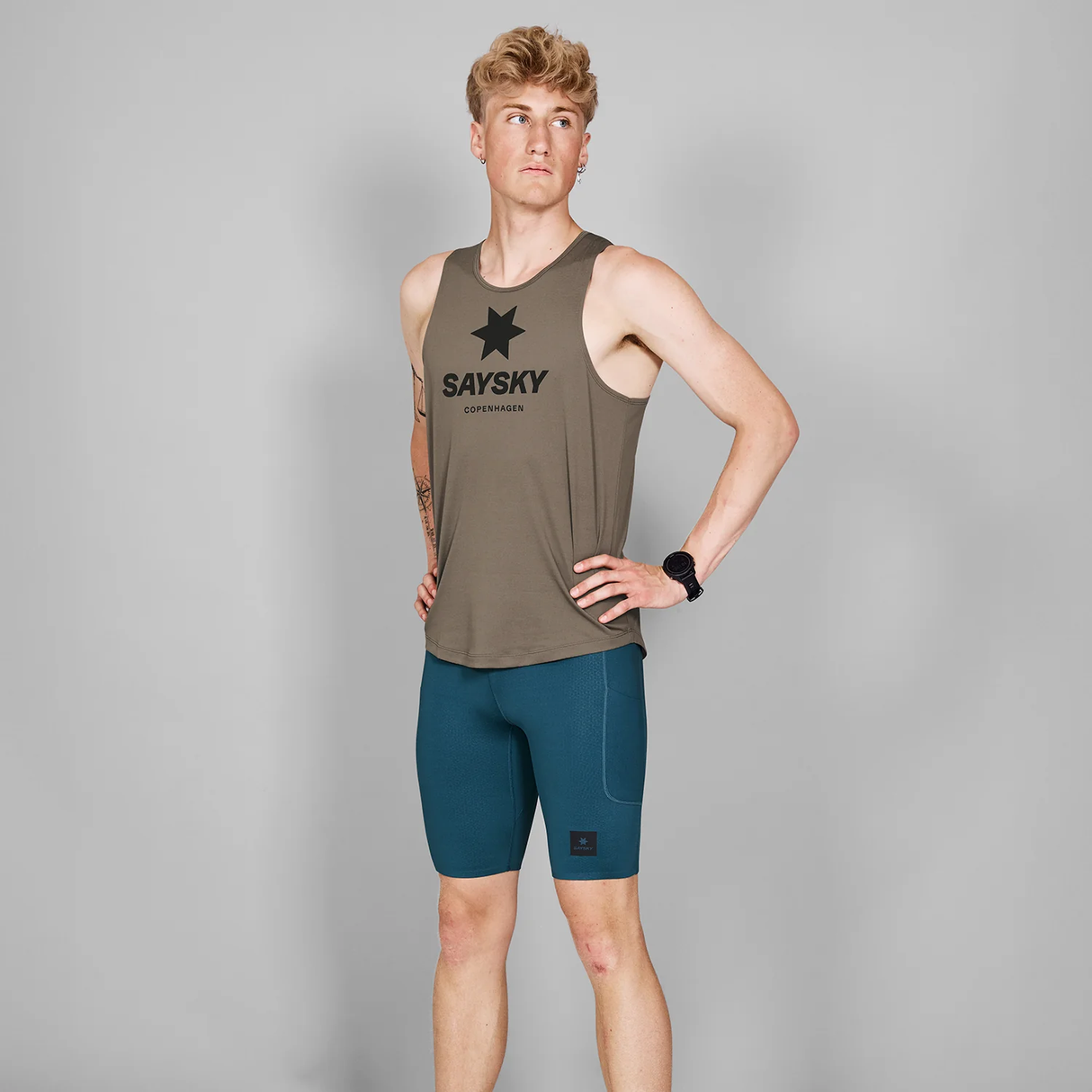 SAYSKY Men's Logo Combat Singlet (7005)