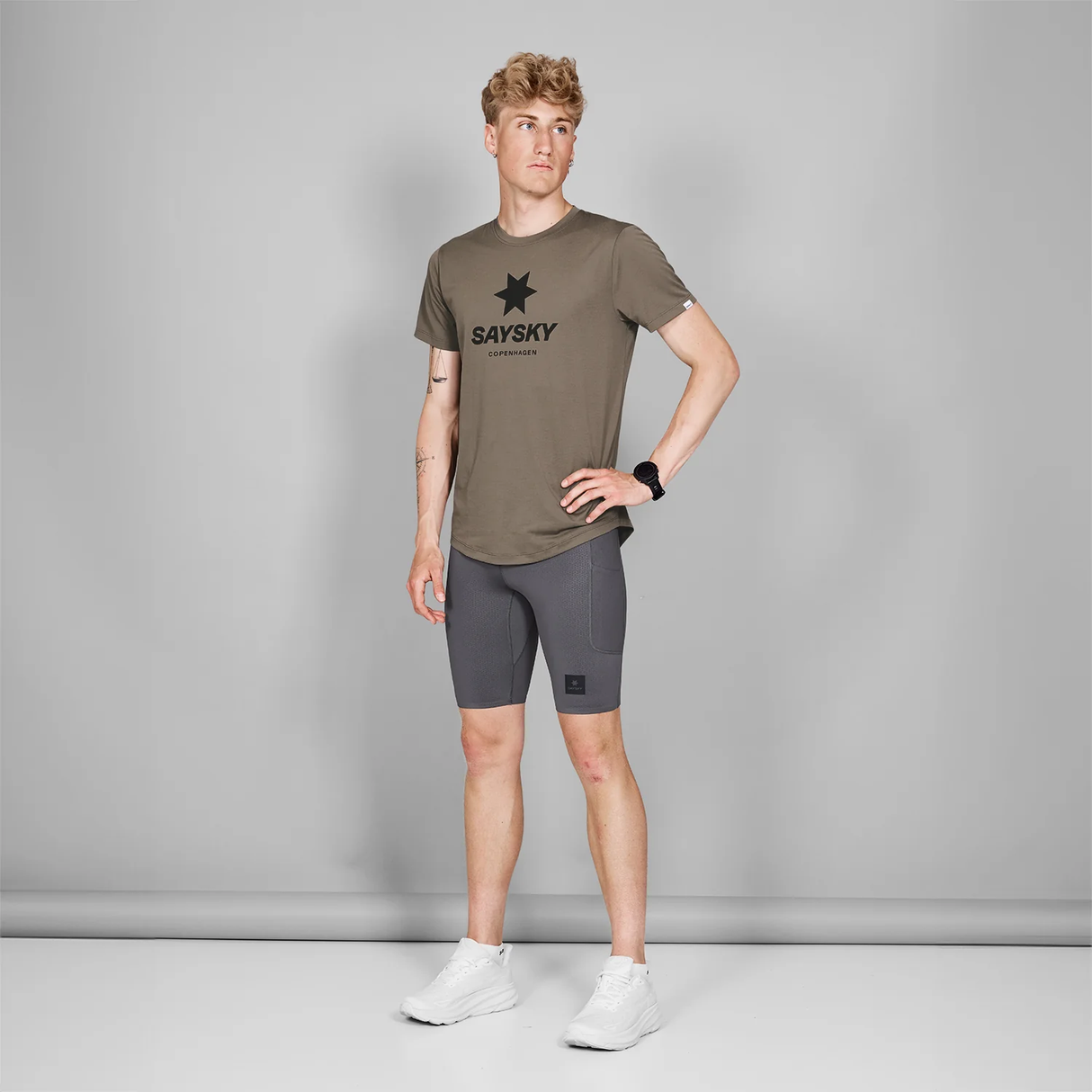 SAYSKY Men's Logo Combat T-shirt