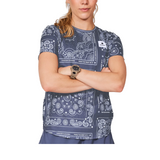 SAYSKY Women's Paisley Combat T-shirt (1020)