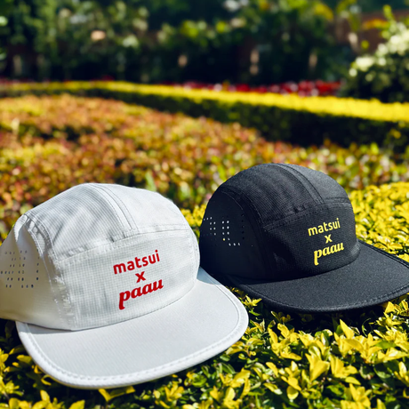 Matsui x Paau - Matsui x Paau Unisex's Quick-dry "Run with Me" Running Cap - Cam2 