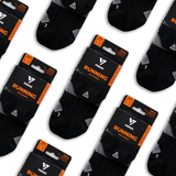 Versus Midnight Black Running Ankle Socks