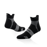 Versus Midnight Black Running Ankle Socks