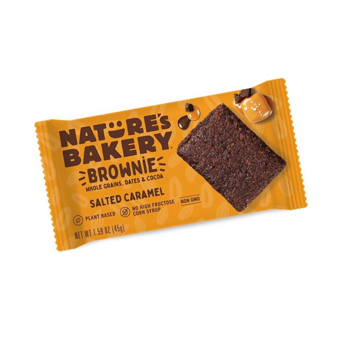 Nature's Bakery Whole Wheat Brownie Bars (Salted Caramel)