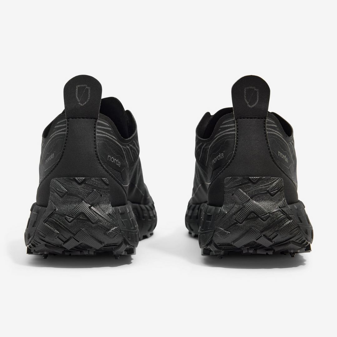 Norda Men's 001A Trail Running Shoes (Stealth Black)