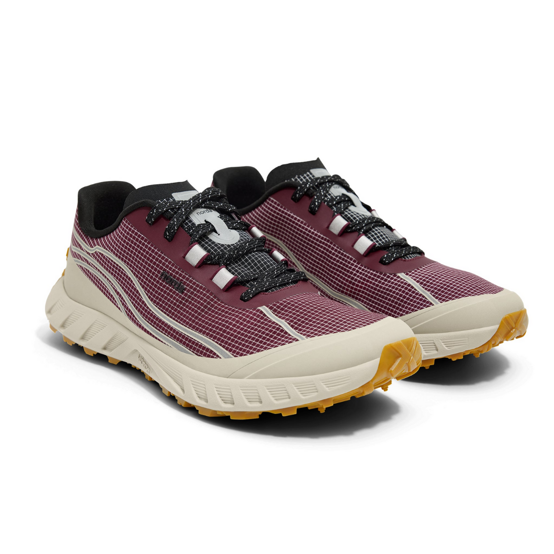 Norda Men's 002 Trail Running Shoes (Oak & Amaranth)
