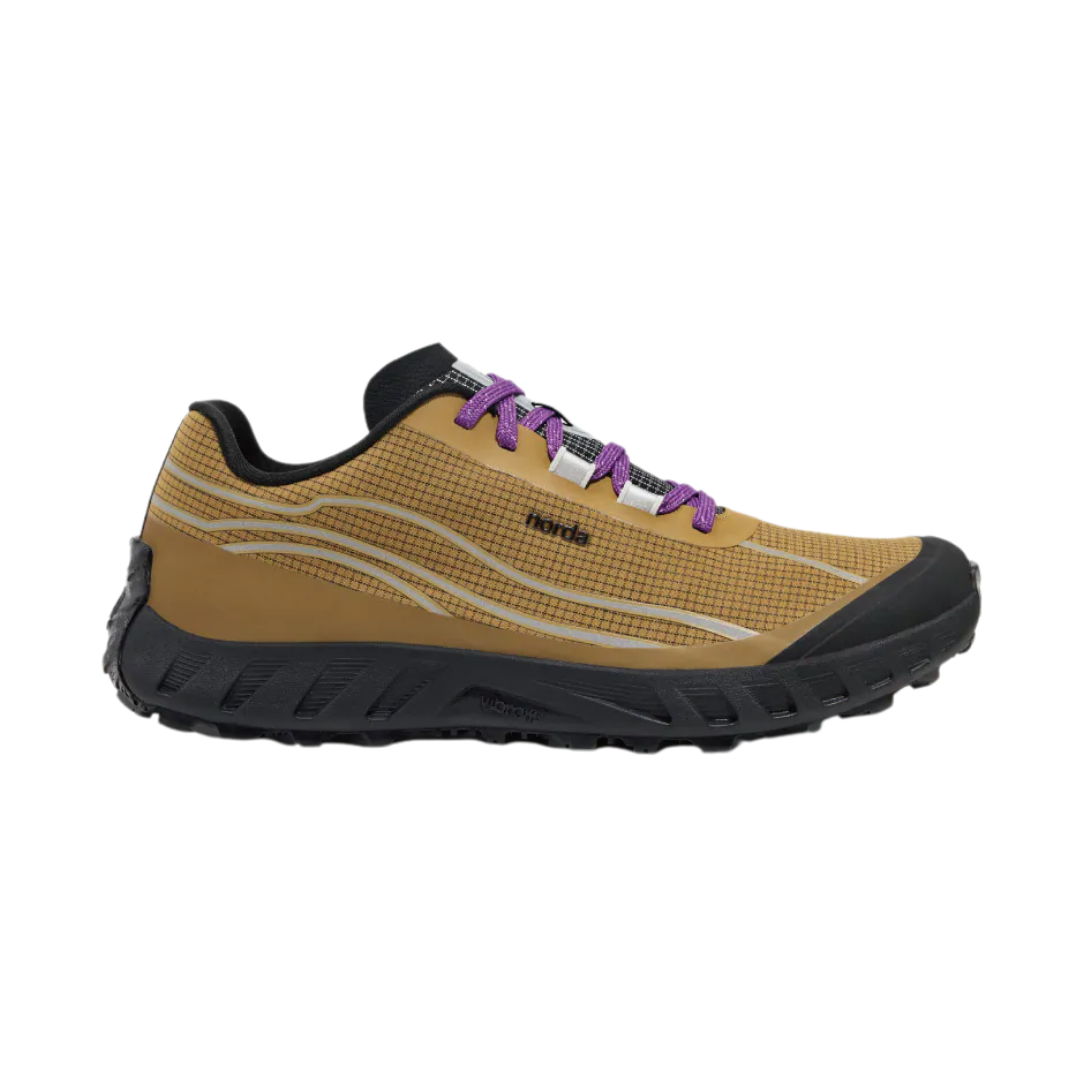 Norda Men's 002 Trail Running Shoes (Oak & Amaranth)
