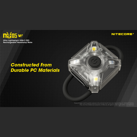 Nitecore - Nitecore NU05 V2 Kit Headlamp Mate - Cam2 