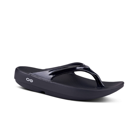 Oofos - Oofos Women's OOlala Black Sandal (OF1400) - Cam2 