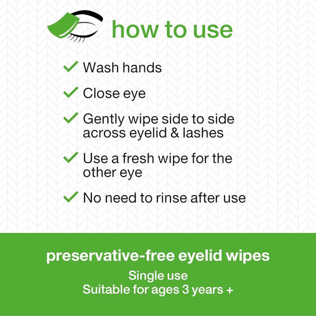 Opti-Soothe - Opti-Soothe Preservative-free Eyelid Wipes (30pcs/box) - Cam2 
