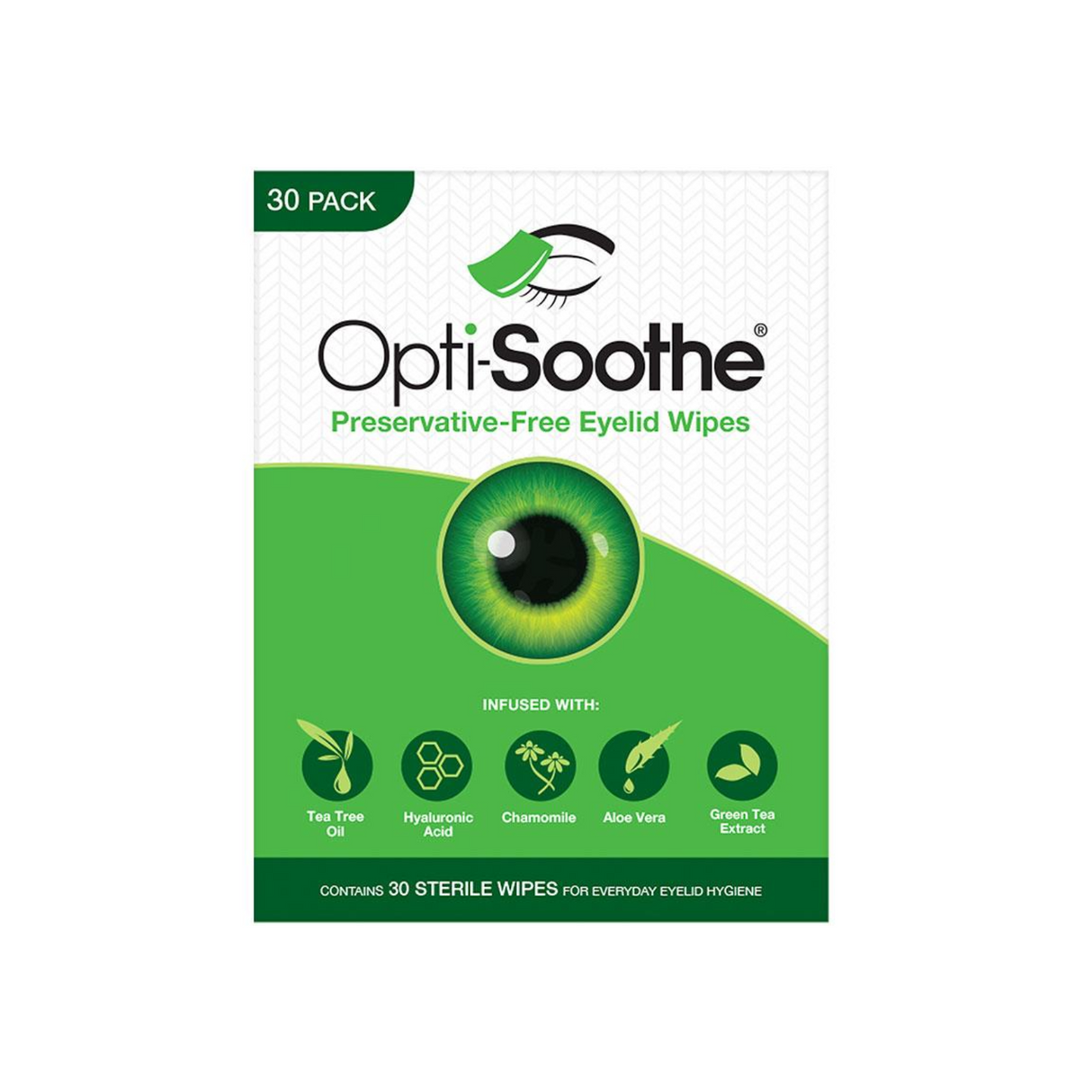 Opti-Soothe Preservative-free Eyelid Wipes (30pcs/box)