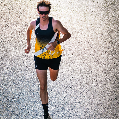 One Running - One Running Men's Victory Speed Tech Singlet Limited Release (Ballarat Marathon) - Cam2 