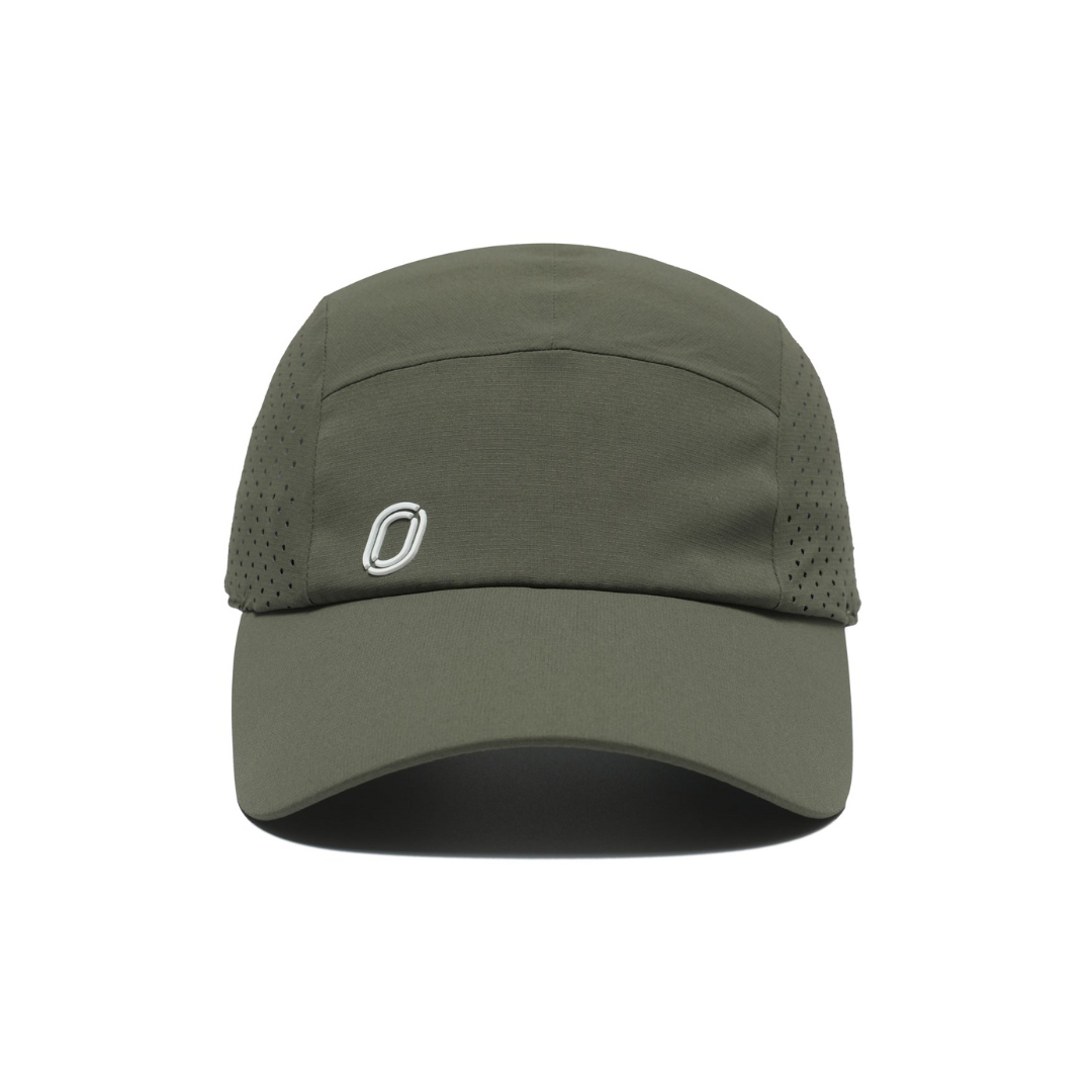 One Running - One Running Performance Running Hat (Olive) - Cam2 