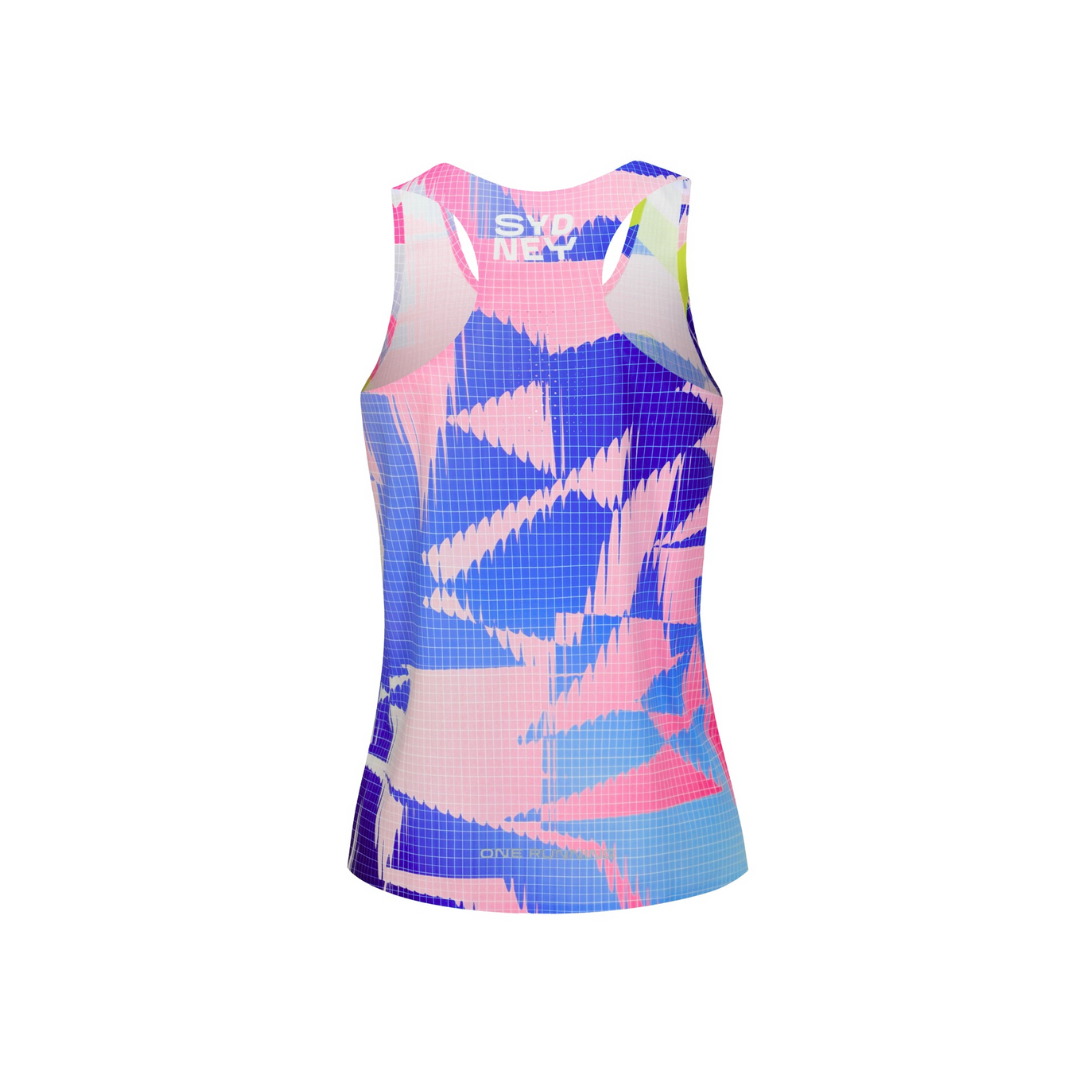 One Running Women's Victory Speed Tech Singlet Limited Release (Sydney Marathon 2025)