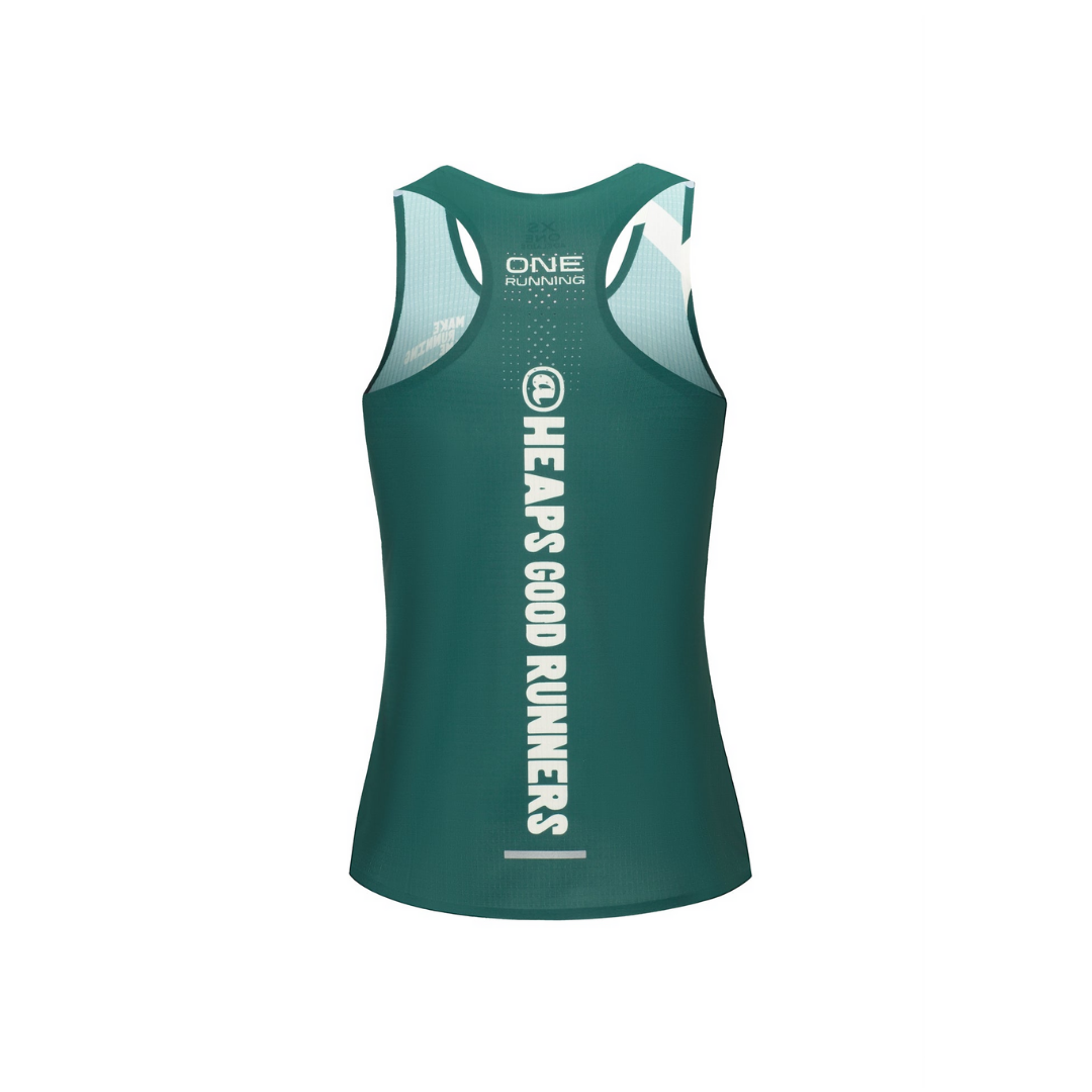 One Running Women's Victory Speed Tech Singlet (Heaps Good Runners)